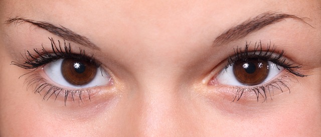 Blick in sich selbst: ein paar Augen